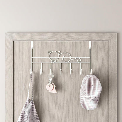 Door hooks, coat hangers for jackets, towels, bags, bathrobes (1 pack, white) V1259-DP01-BO-277
