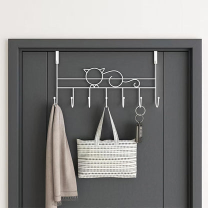 Door hooks, coat hangers for jackets, towels, bags, bathrobes (1 pack, white) V1259-DP01-BO-277