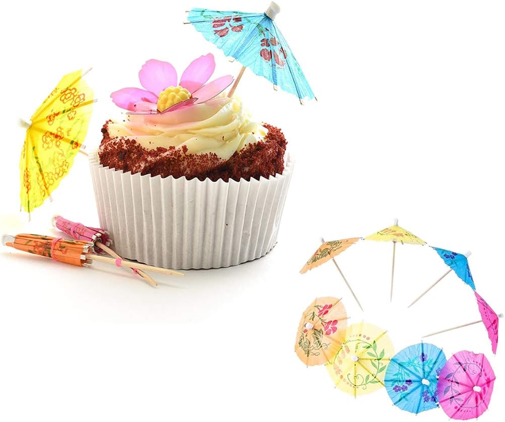 25 cocktail umbrellas for drinks - colourful paper umbrellas for drinks V1259-DP01-BO-279