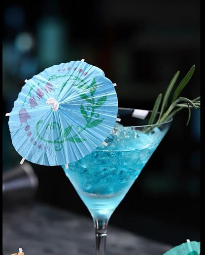 25 cocktail umbrellas for drinks - colourful paper umbrellas for drinks V1259-DP01-BO-279