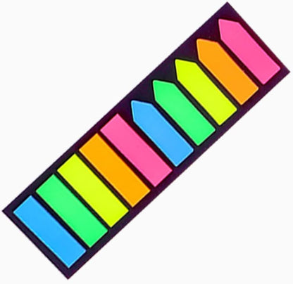 Sticky note labels, 200 sticky note labels, sticky note bookmarks in 2 shapes, mini file labels for marking V1259-DP01-BO-289