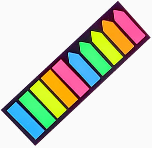 Sticky note labels, 200 sticky note labels, sticky note bookmarks in 2 shapes, mini file labels for marking V1259-DP01-BO-289