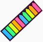 Sticky note labels, 200 sticky note labels, sticky note bookmarks in 2 shapes, mini file labels for marking V1259-DP01-BO-289