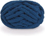 Chunky yarn - Hand-knitted blanket - 25 metres - Extra soft - DIY - Cushion - Blanket - Pet bed - Navy blue V1259-DP01-BO-29