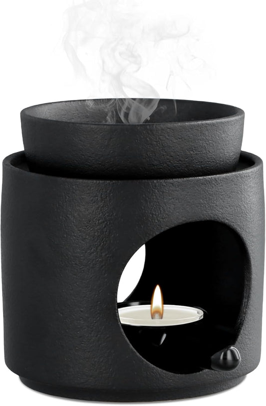 Ylang-ylang golden wax melt, ceramic oil burner aromatherapy machine, wax burner ceramic burner, aromatherapy V1259-DP01-BO-293