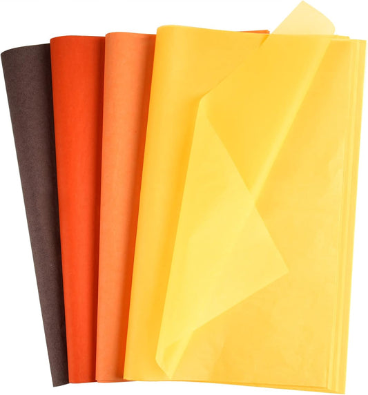 60 sheets of tissue paper autumn wrapping paper bulk multicoloured craft paper crafts for Thanksgiving V1259-DP01-BO-311