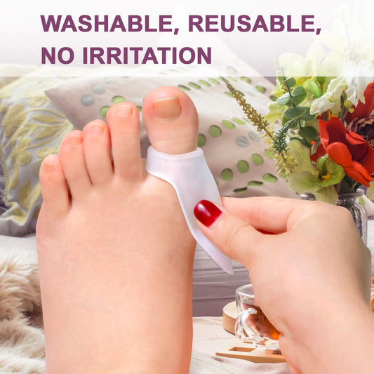 Gel Bunion Protectors, 10-pack Bunion Cushions and Pads, Big Toe Bunion Protector, Relieve Foot Pain Caused V1259-DP01-BO-312