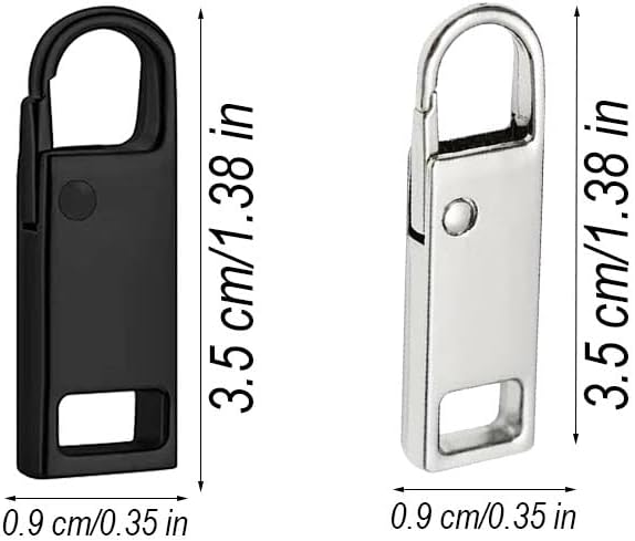 Reserve zips - 12-pack metal zips - removable - suitable for wallets - clothing - jeans - suitcases - luggage V1259-DP01-BO-323
