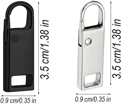Reserve zips - 12-pack metal zips - removable - suitable for wallets - clothing - jeans - suitcases - luggage V1259-DP01-BO-323