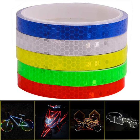 Reflective tape - 5 colours - Night safety - Reflective warning stickers - Waterproof - Outdoor - Reflective V1259-DP01-BO-34