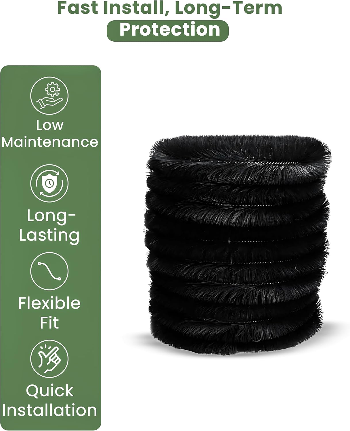 Gutter Brush - Leaf Catcher - Lead Filter - Gutter Drain Cleaner - Leaf Cleaner - Gutter Unblocker - 4m x V1259-DP01-BO-374