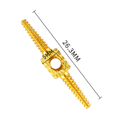 Connectors - 4 pieces - Tools for internal bike cable routing - Screw thread couplings for brake lines - V1259-DP01-BO-38