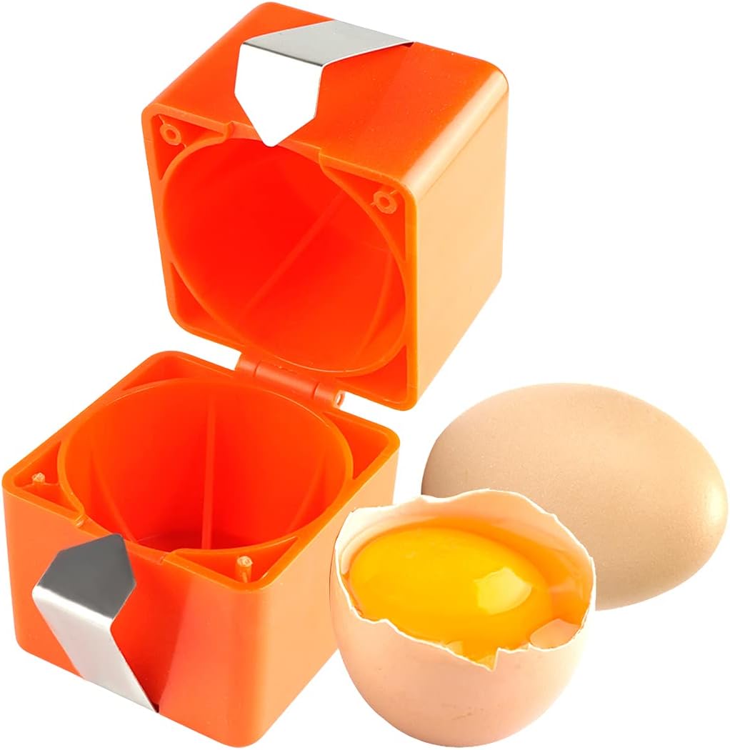 Egg slicer - for raw eggs - eggshell cutter - stainless steel eggshell slicer - eggshell separator V1259-DP01-BO-381