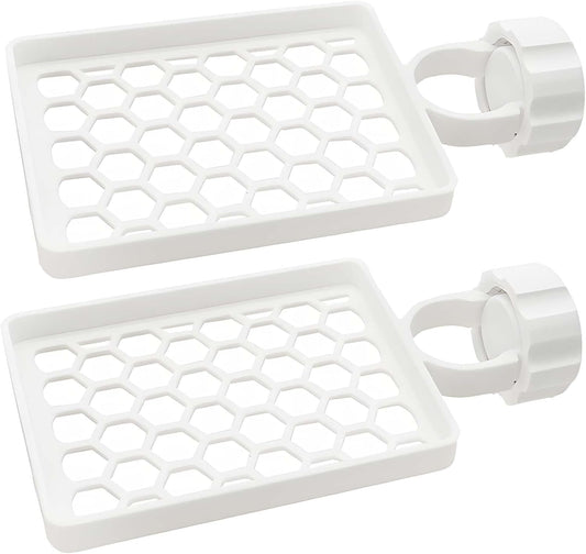 Set of two hangers, sponsor and sink organizer - drainage rack with clips - suitable for kitchens and V1259-DP01-BO-425