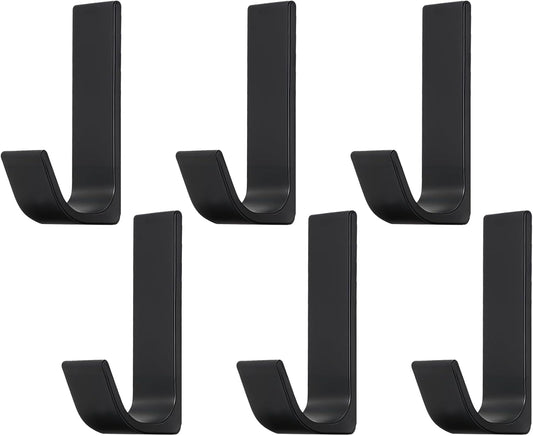 Strong adhesive hooks - 6 pack - suitable for hanging coats, bathrobes, towels and other items. Can also be V1259-DP01-BO-436