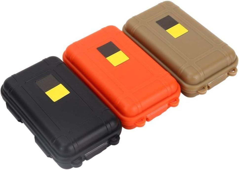 Sealed boxes - Set of 3 - Outdoor Survival Boxes - Container Storage Boxes - Plastic - Shockproof boxes - V1259-DP01-BO-44