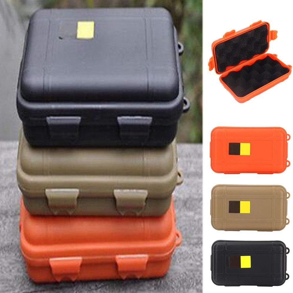 Sealed boxes - Set of 3 - Outdoor Survival Boxes - Container Storage Boxes - Plastic - Shockproof boxes - V1259-DP01-BO-44