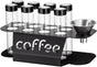 Coffee Bean Storage Containers - 8-pack Glass Jars for Storing Coffee Beans - Transparent Storage Containers, V1259-DP01-BO-453