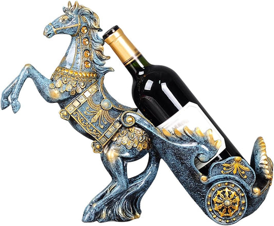 Wine rack standard - High table standard for wine accessories for one bottle - Wine rack in the shape of a V1259-DP01-BO-470