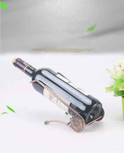 Stainless steel bottle rack - Table wine rack - Decorative inverted wine bottle rack - Modern luxury wine V1259-DP01-BO-472