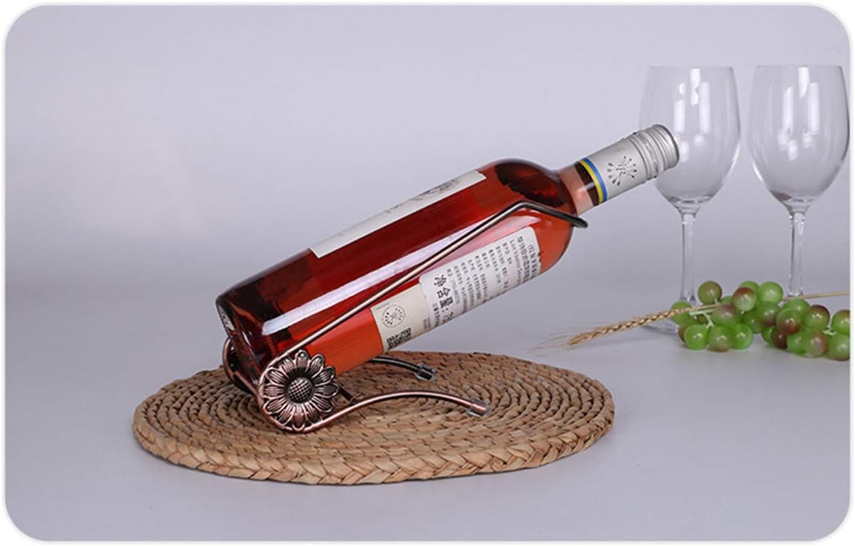 Stainless steel bottle rack - Table wine rack - Decorative inverted wine bottle rack - Modern luxury wine V1259-DP01-BO-472