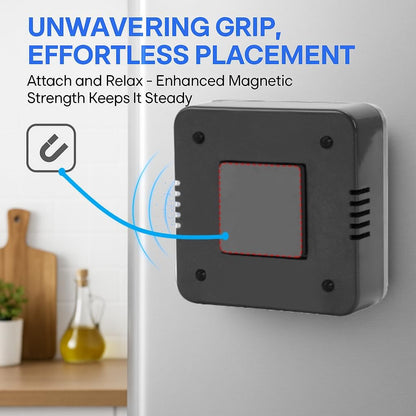 Kitchen Timer - Mechanical Egg Timer - Battery-Free - 100% Mechanical Kitchen Clock - Stainless Steel Housing V1259-DP01-BO-479