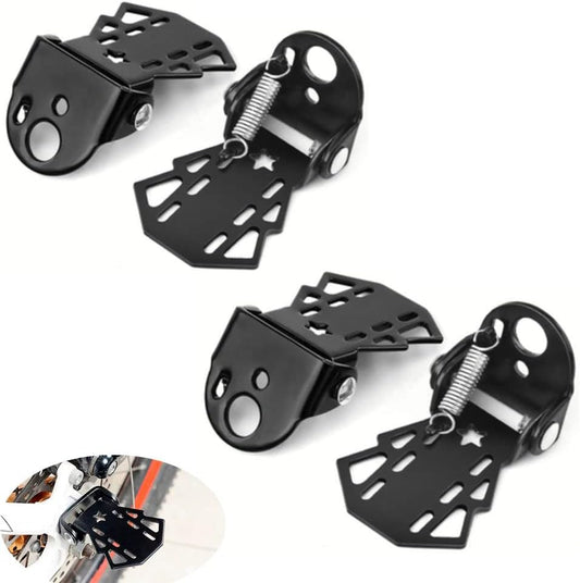 4-pack Mini Bike Rear Pedals - Foldable - Suitable for Mountain Bikes - Kids' Bikes - Rear Pedals - Metal V1259-DP01-BO-488
