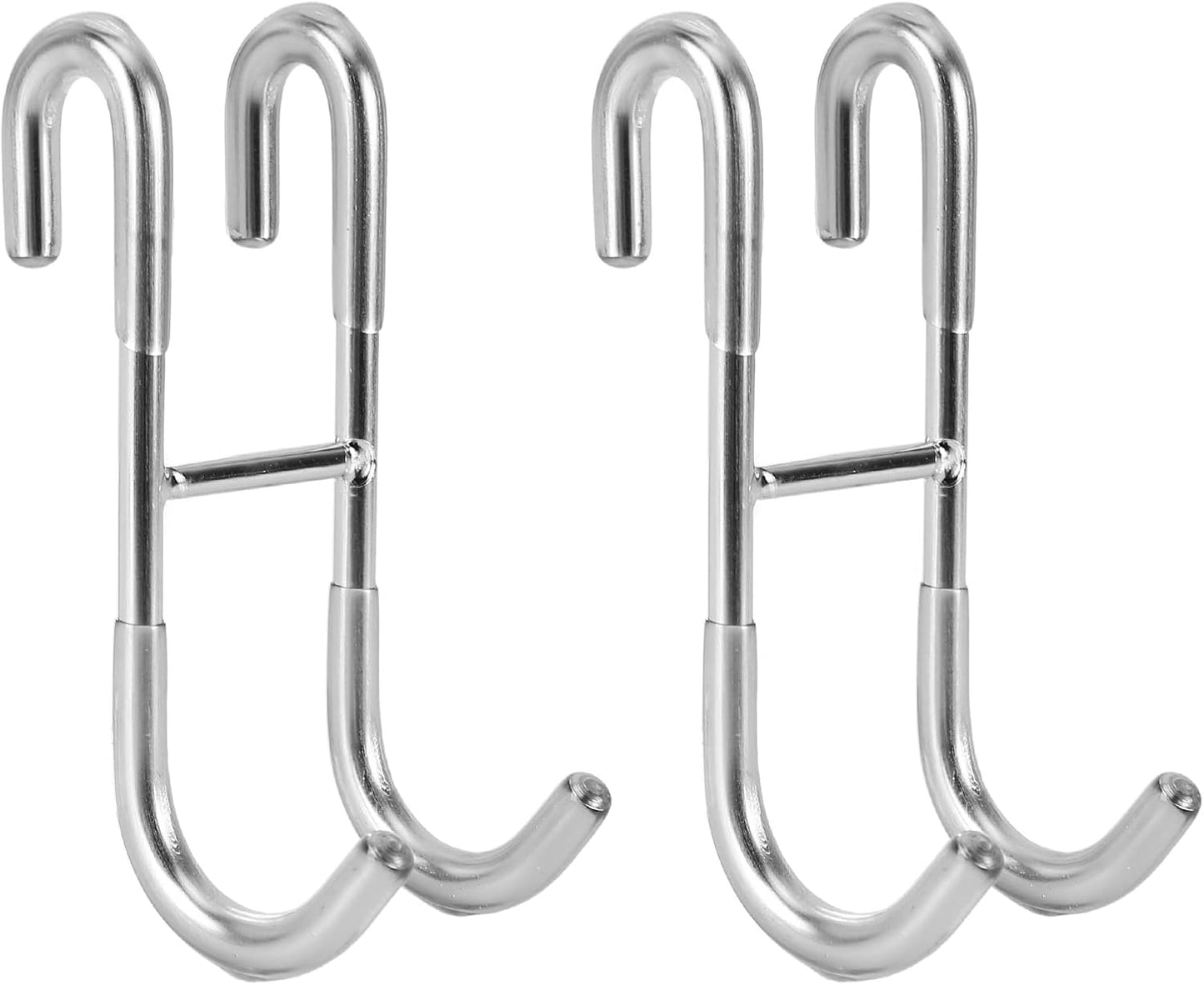 Shower Curtain Hooks (2-pack) - Towel Hooks for Frameless Glass Shower Doors - Shower Squeegee Hooks V1259-DP01-BO-522