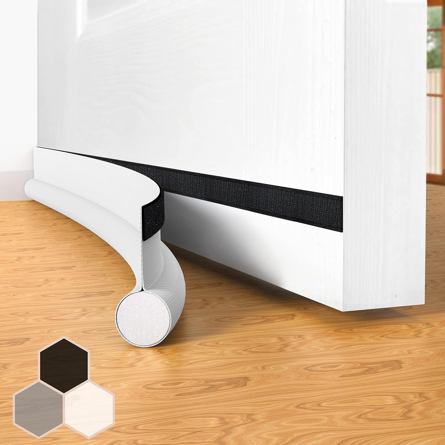 Door stopper, draft excluder, draft excluder, 37 inch, cuttable, draft excluder, insulator, sound insulation, V1259-DP01-BO-53
