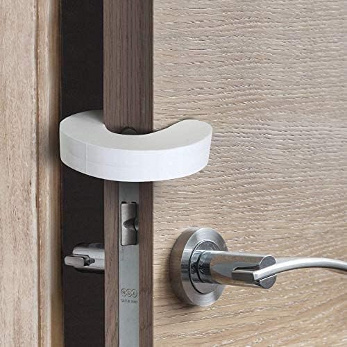[6-pack -1.5 cm] Door wedge lock, child door safety lock, baby safe door stopper, protect children's fingers V1259-DP01-BO-537