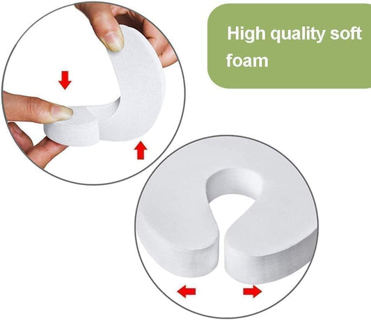 [6-pack -1.5 cm] Door wedge lock, child door safety lock, baby safe door stopper, protect children's fingers V1259-DP01-BO-537