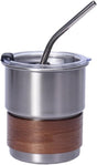 304 Stainless Steel Portable Coffee Pot - with Handle and Lid - Insulated - Suitable for Outdoor Camping - V1259-DP01-BO-544