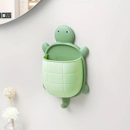 Nice hanging bathroom storage basket with hooks - Wall-mounted plastic box without drilling - Storage box for V1259-DP01-BO-557