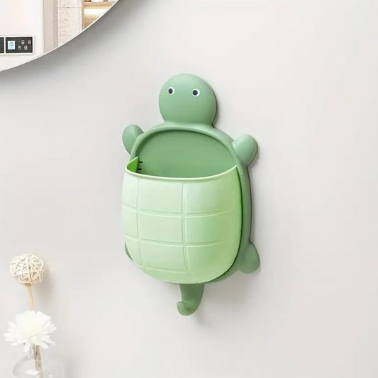 Nice hanging bathroom storage basket with hooks - Wall-mounted plastic box without drilling - Storage box for V1259-DP01-BO-557