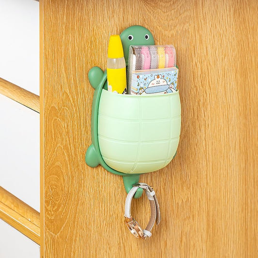 Nice hanging bathroom storage basket with hooks - Wall-mounted plastic box without drilling - Storage box for V1259-DP01-BO-557