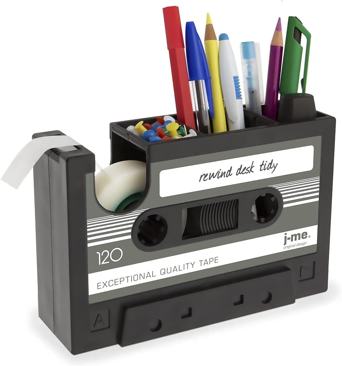 Retro Cassette Tape Pencil Holder - Multifunctional Pencil Holder - Creative Desk Organizer - Pencil Holder V1259-DP01-BO-568