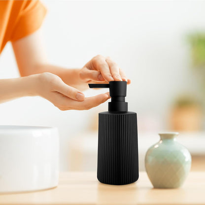 Soap Dispenser - Black Soap Dispenser for Detergent - Kitchen Soap Dispenser - With Press Dispenser - V1259-DP01-BO-597