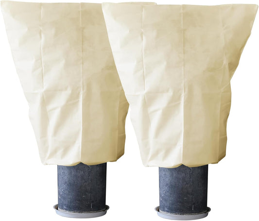 Winter protection shoes for potted plants against frost (2 sets) - 80x120 cm - Winter tent for plants with V1259-DP01-BO-608