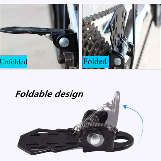 4-pack Mini Bike Rear Pedals - Foldable - Suitable for Mountain Bikes - Kids' Bikes - Rear Pedals - Metal V1259-DP01-BO-619