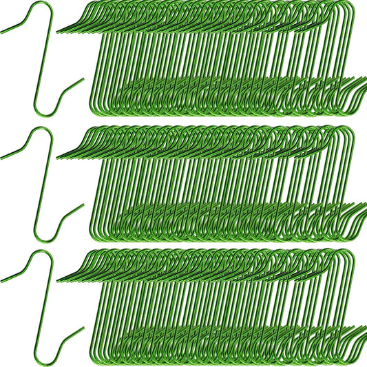 Haken - Kersthaken - Groene haken - 200 stuks - Kerstdecoratiehaken - Metaal - Ornamenten - Minihaken - V1259-DP01-BO-65