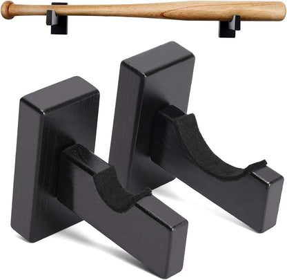 Display standard - Black - Baseball bat display standard - Baseball bat holder - Wall mounting - Horizontal V1259-DP01-BO-72