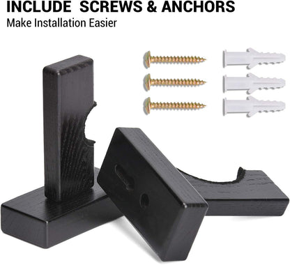 Display standard - Black - Baseball bat display standard - Baseball bat holder - Wall mounting - Horizontal V1259-DP01-BO-72