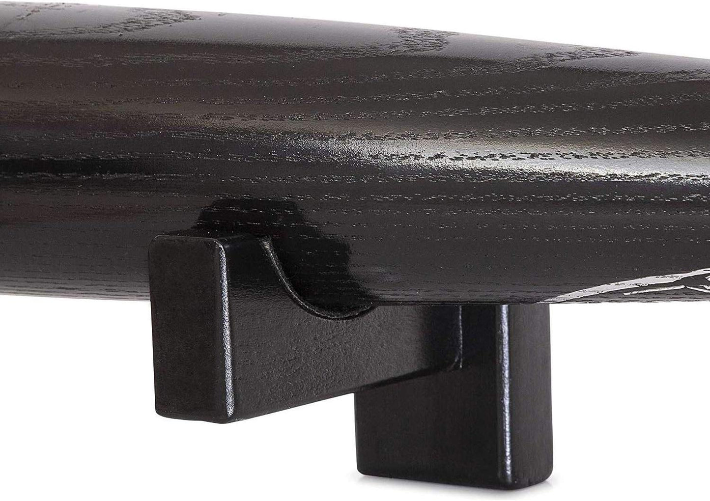 Display standard - Black - Baseball bat display standard - Baseball bat holder - Wall mounting - Horizontal V1259-DP01-BO-72