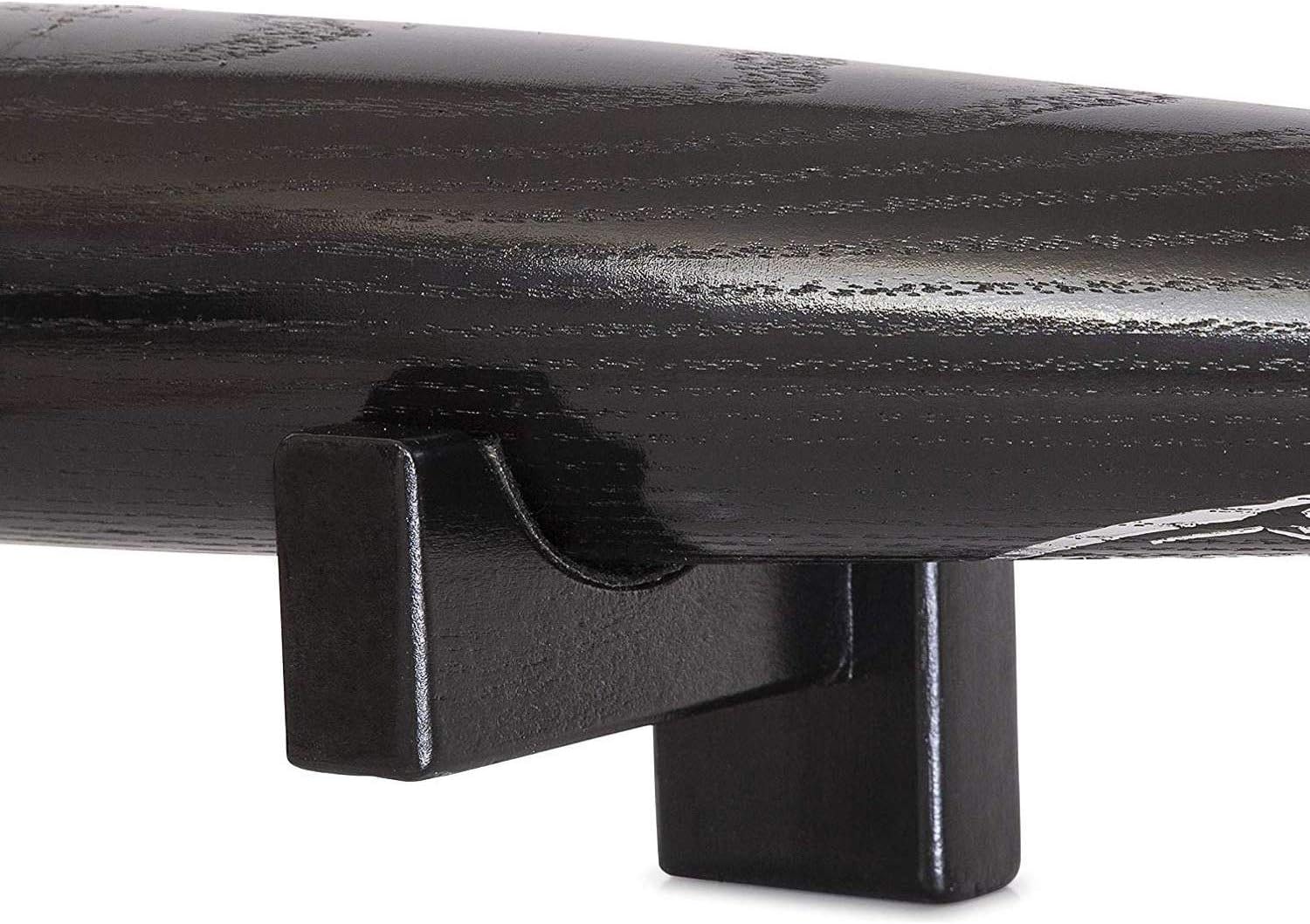 Display standard - Black - Baseball bat display standard - Baseball bat holder - Wall mounting - Horizontal V1259-DP01-BO-72