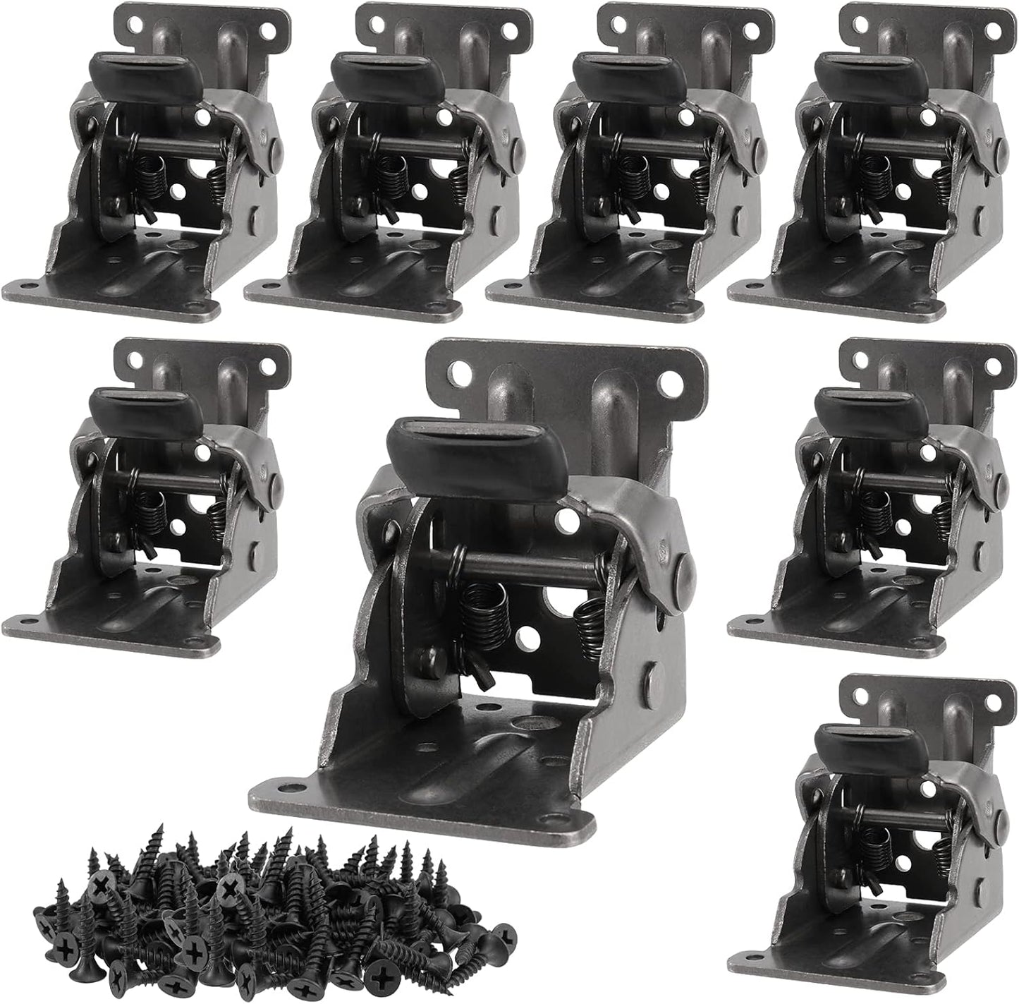 Table hinge - Folding hinge - 0-90 degree foldable - 8-pack - Lockable hinge - Lockable extension support V1259-DP01-BO-76