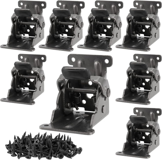 Table hinge - Folding hinge - 0-90 degree foldable - 8-pack - Lockable hinge - Lockable extension support V1259-DP01-BO-76