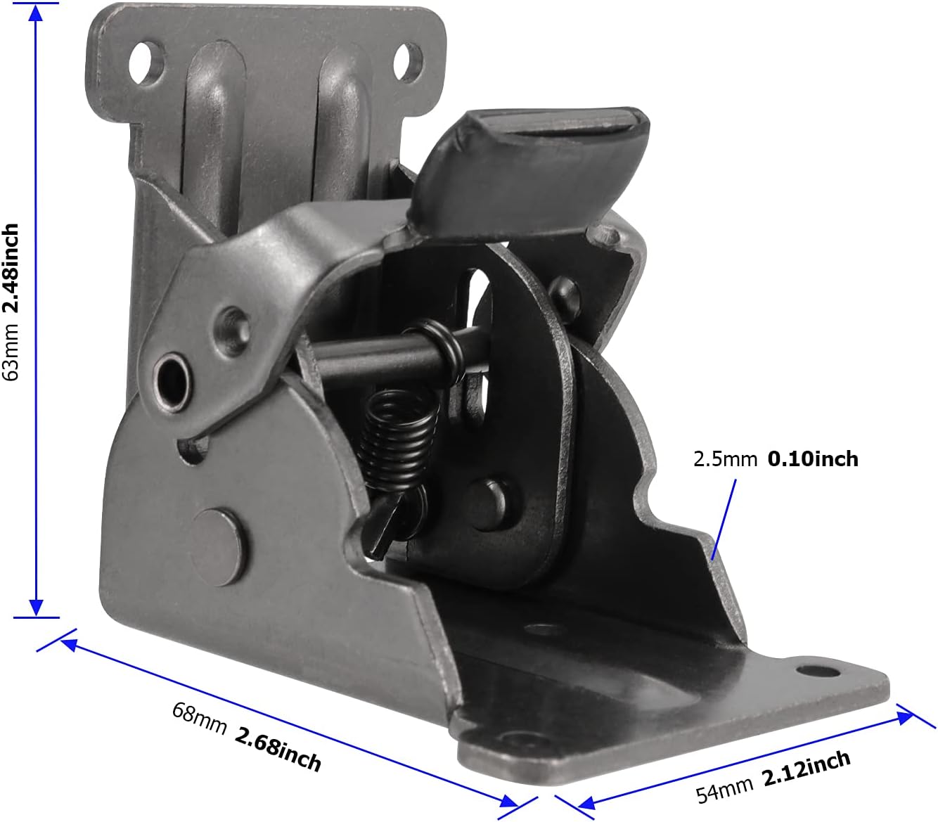 Table hinge - Folding hinge - 0-90 degree foldable - 8-pack - Lockable hinge - Lockable extension support V1259-DP01-BO-76