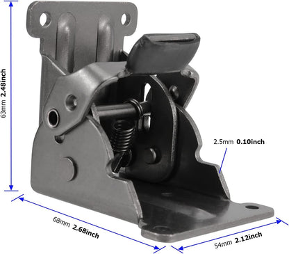 Table hinge - Folding hinge - 0-90 degree foldable - 8-pack - Lockable hinge - Lockable extension support V1259-DP01-BO-76