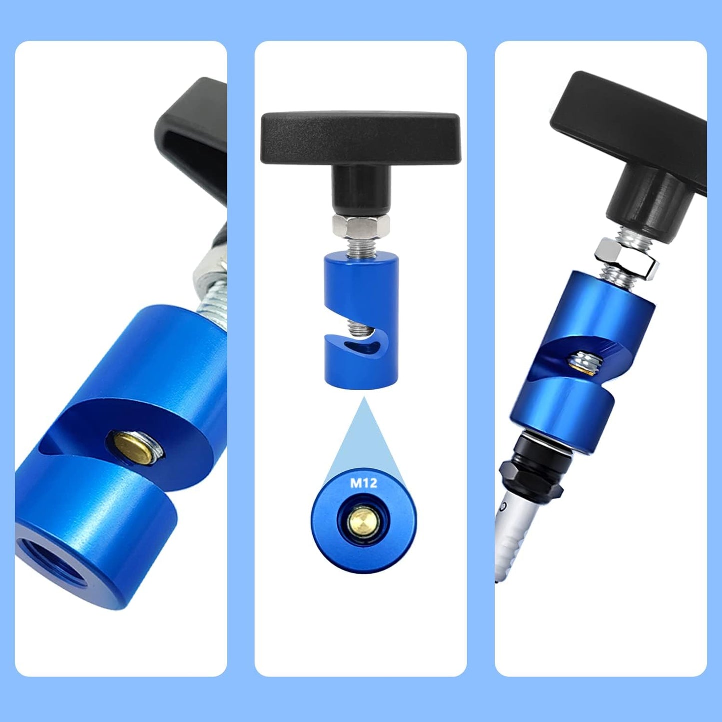 Hefsteunklem - 2 pieces - Bonnet support bar - Boot support - Non-slip device - Lifting bar - Non-slip tool V1259-DP01-BO-80