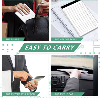 Notebooks - Notebooks - 5x8 inch - Notepads - 6-pack - for work, study, daily notes, checklists, lined V1259-DP01-BO-81